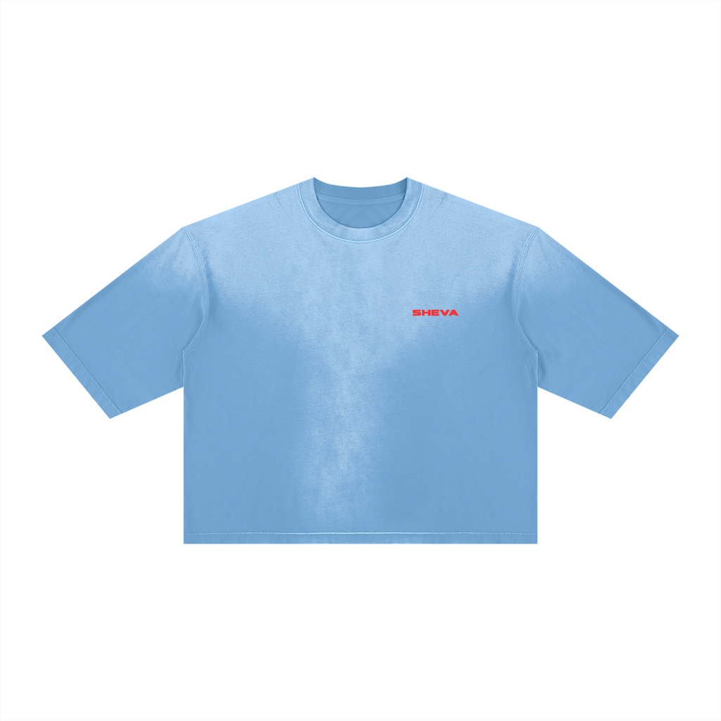 Sunfade Boxy Sheva Butterfly Christ Tee