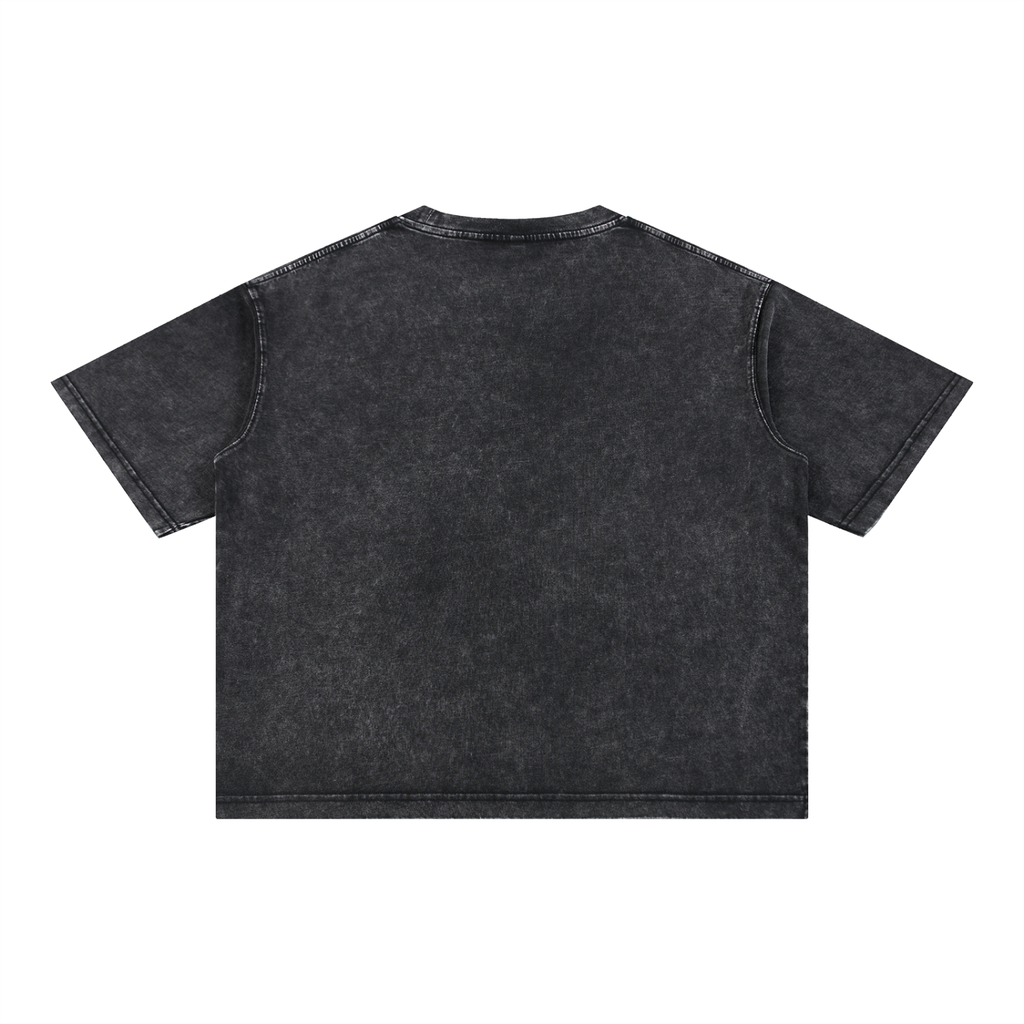 Mineral Wash Boxy Sheva Cotton Tee