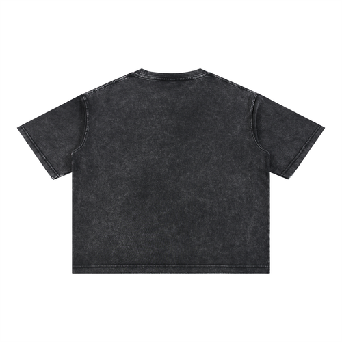 Mineral Wash Boxy Sheva Cotton Tee