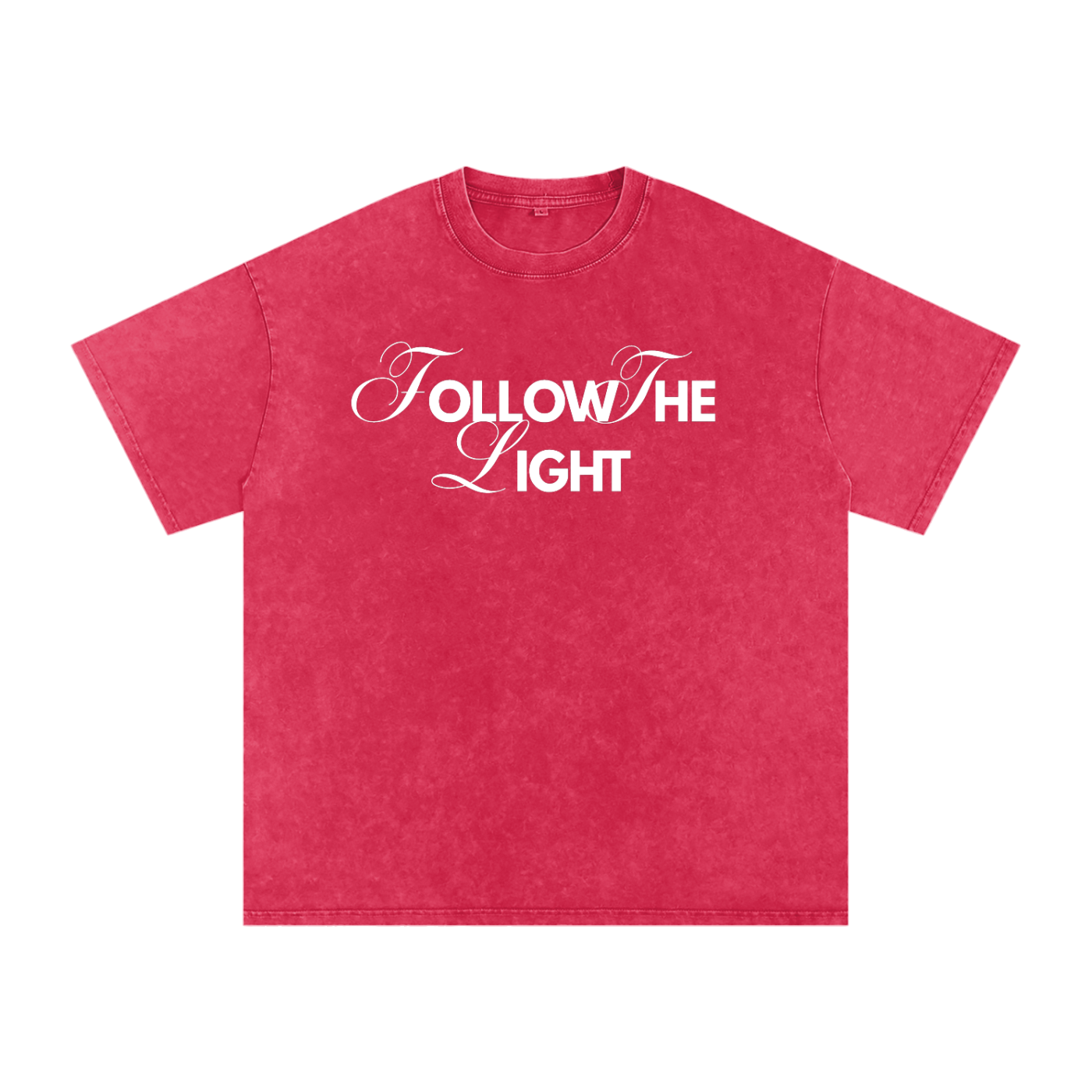 Follow The Light Distressed Boxy Tee