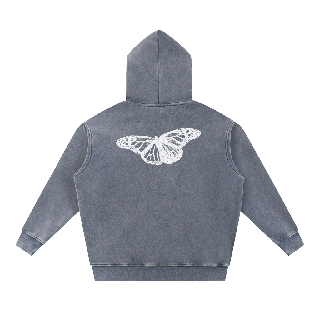 Snow Wash Fleece Oversize Sheva Hoodie