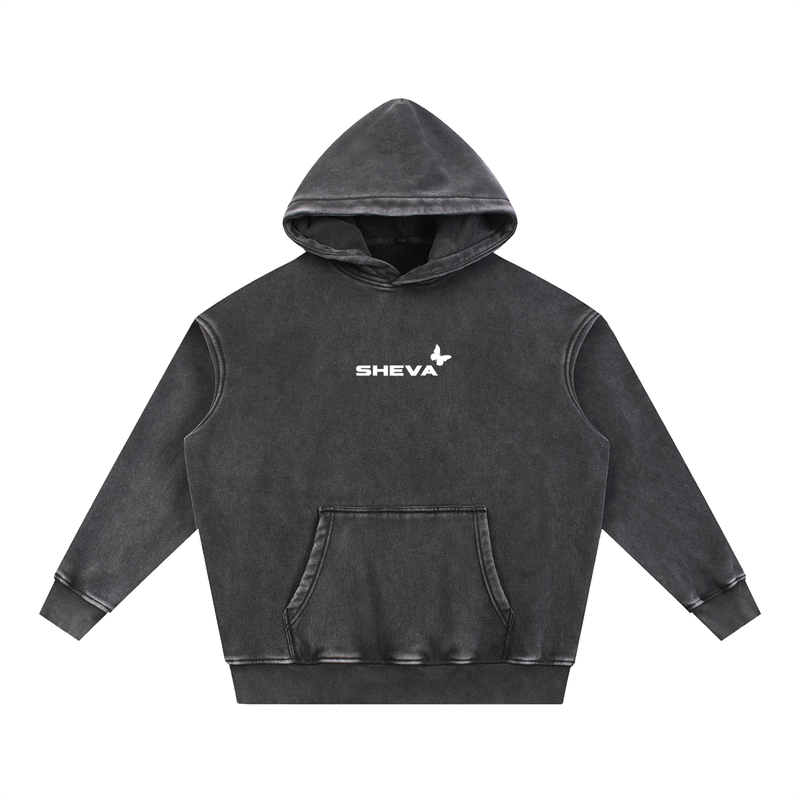 Snow Wash Fleece Oversize Sheva Hoodie