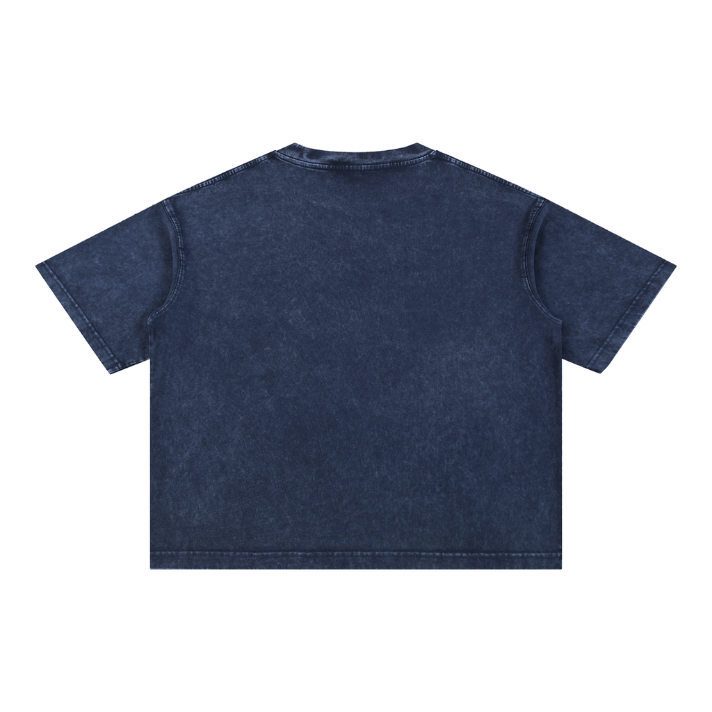 Mineral Wash Boxy Sheva Cotton Tee