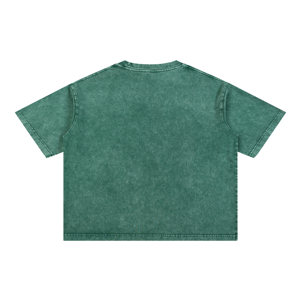 Mineral Wash Boxy Sheva Cotton Tee