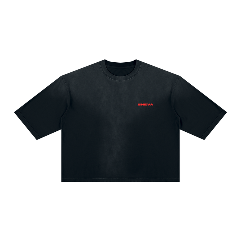 Sunfade Boxy Sheva Butterfly Christ Tee