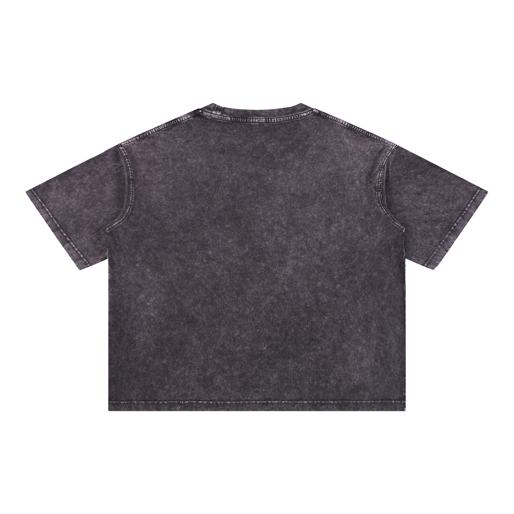 Mineral Wash Boxy Sheva Cotton Tee