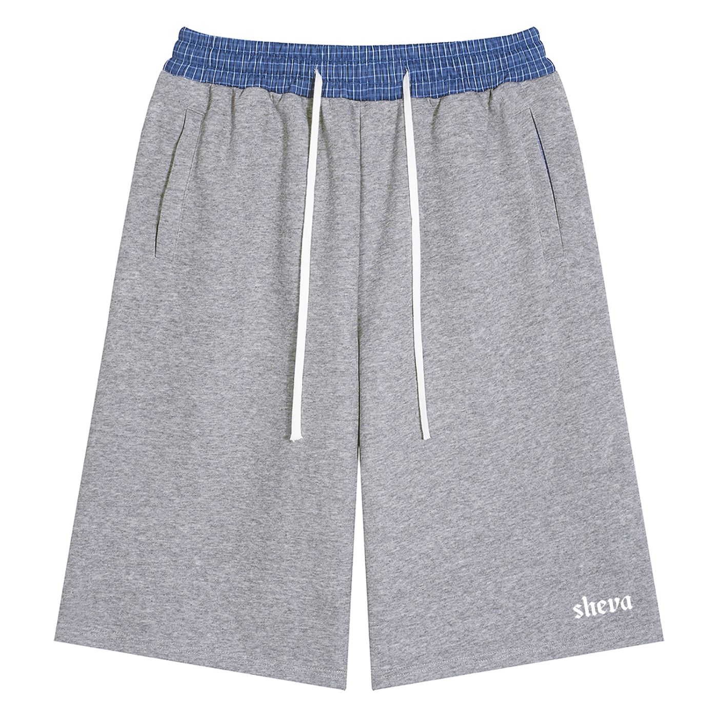 Sheva Baggy Double Waisted Sweat Shorts
