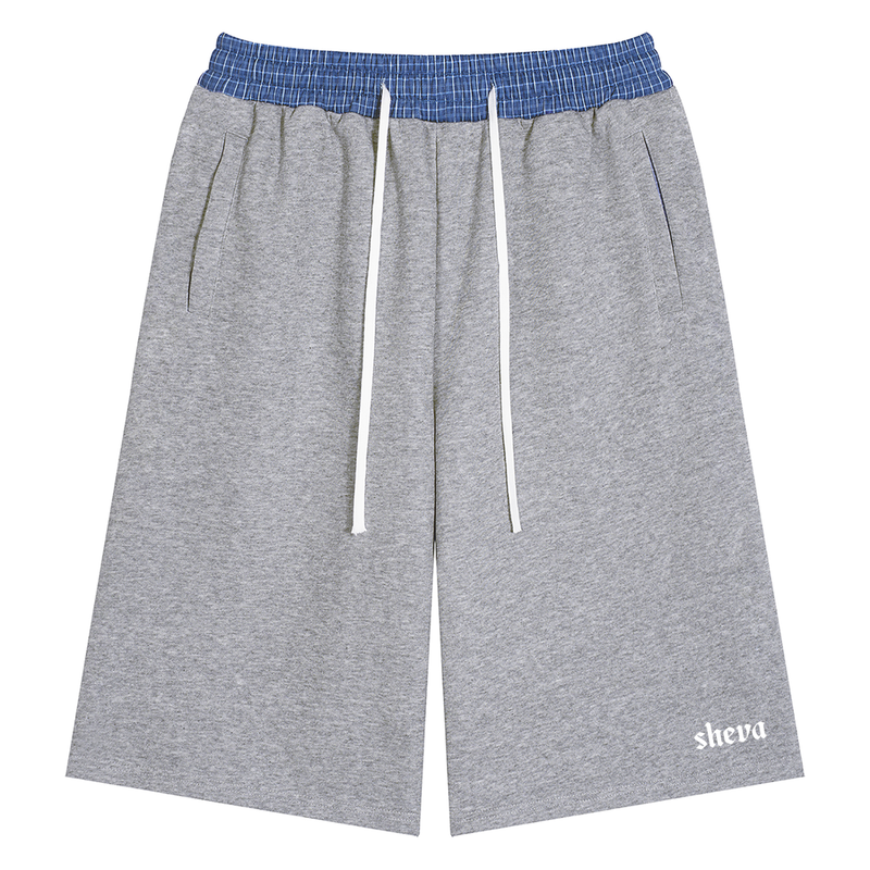 Sheva Baggy Double Waisted Sweat Shorts