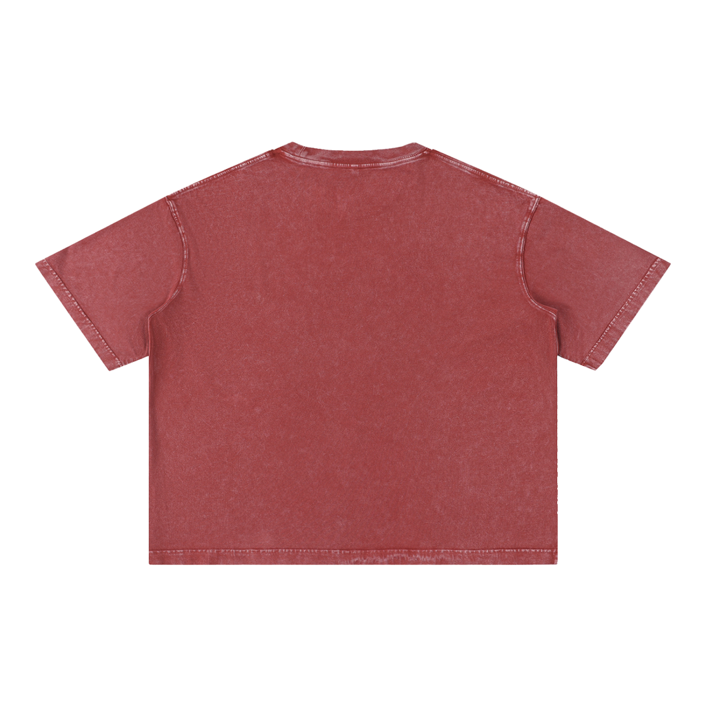 Mineral Wash Boxy Sheva Cotton Tee