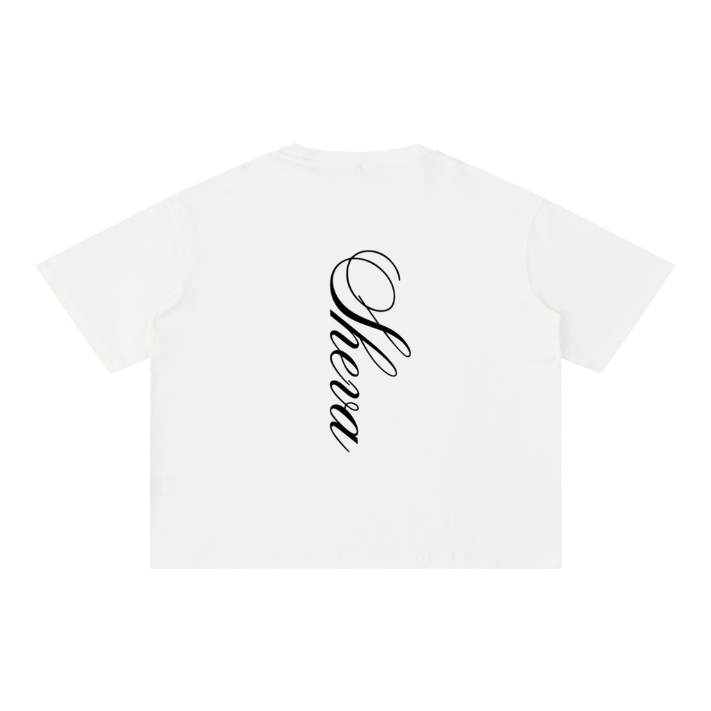 Washed Sheva Angel Boxy Cotton Tee