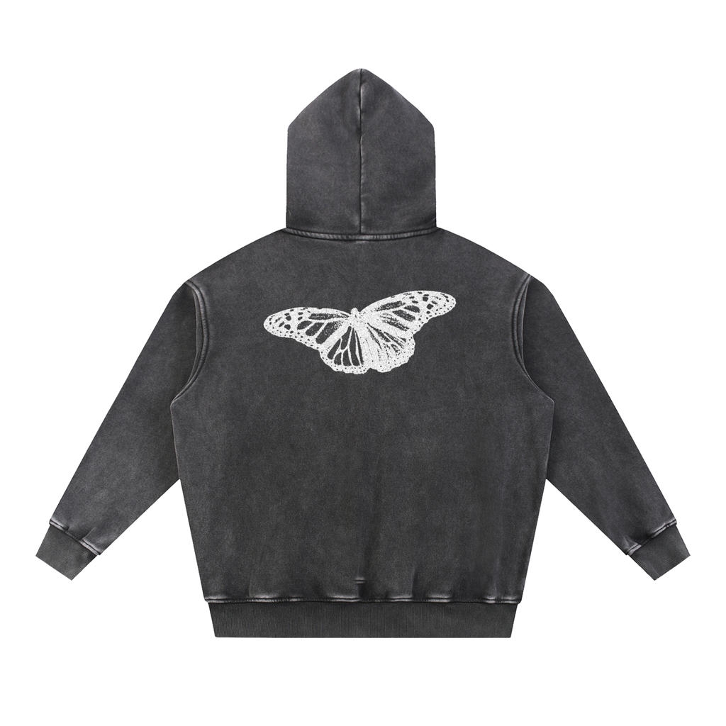 Snow Wash Fleece Oversize Sheva Hoodie